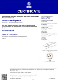ISO EN 9001:2015